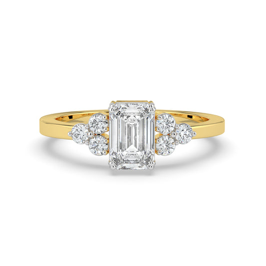 Starlit Grace Solitaire Ring