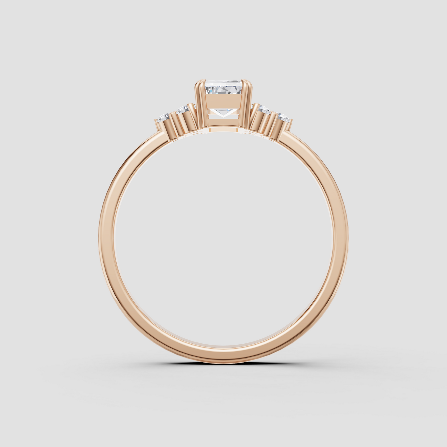 Starlit Grace Solitaire Ring