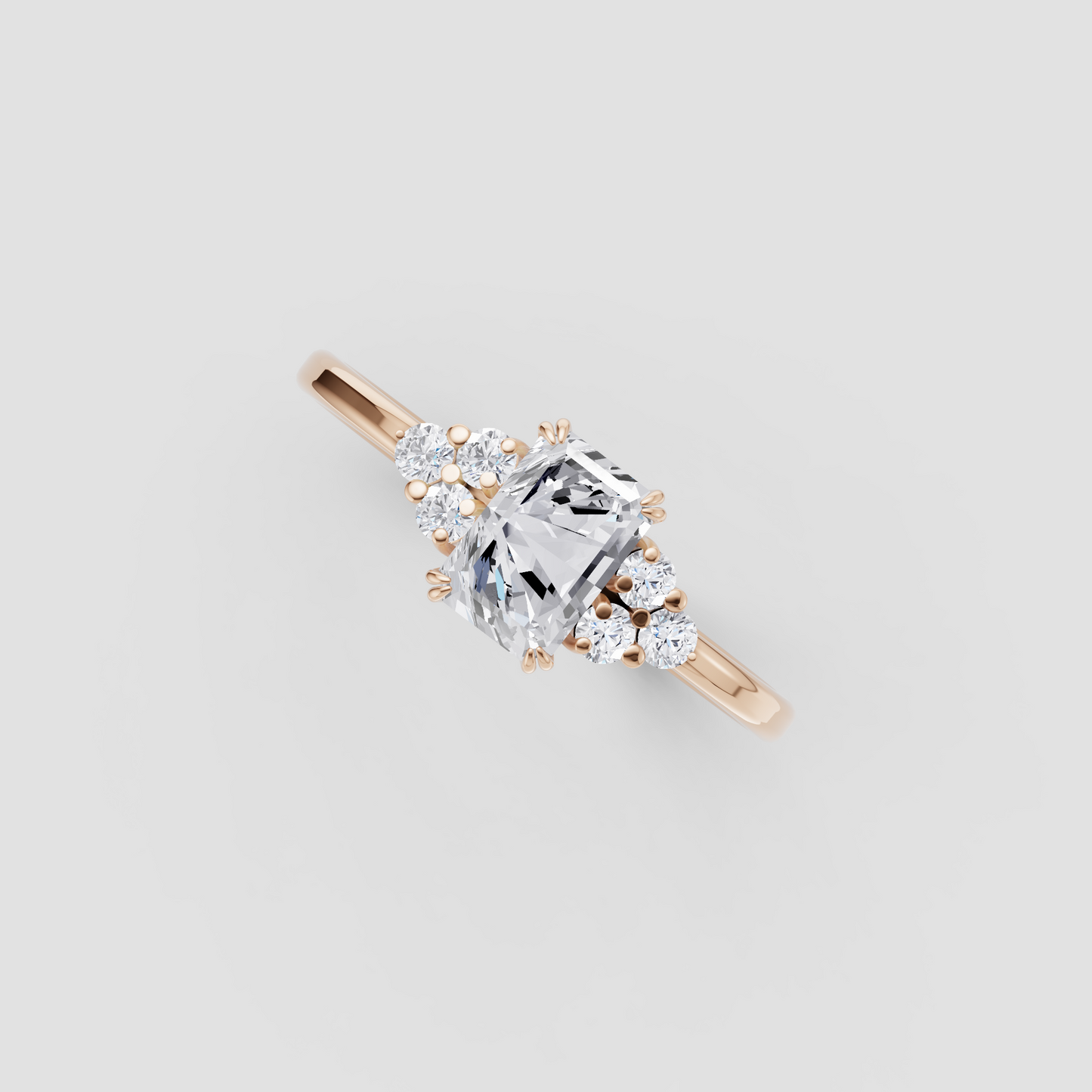 Starlit Grace Solitaire Ring