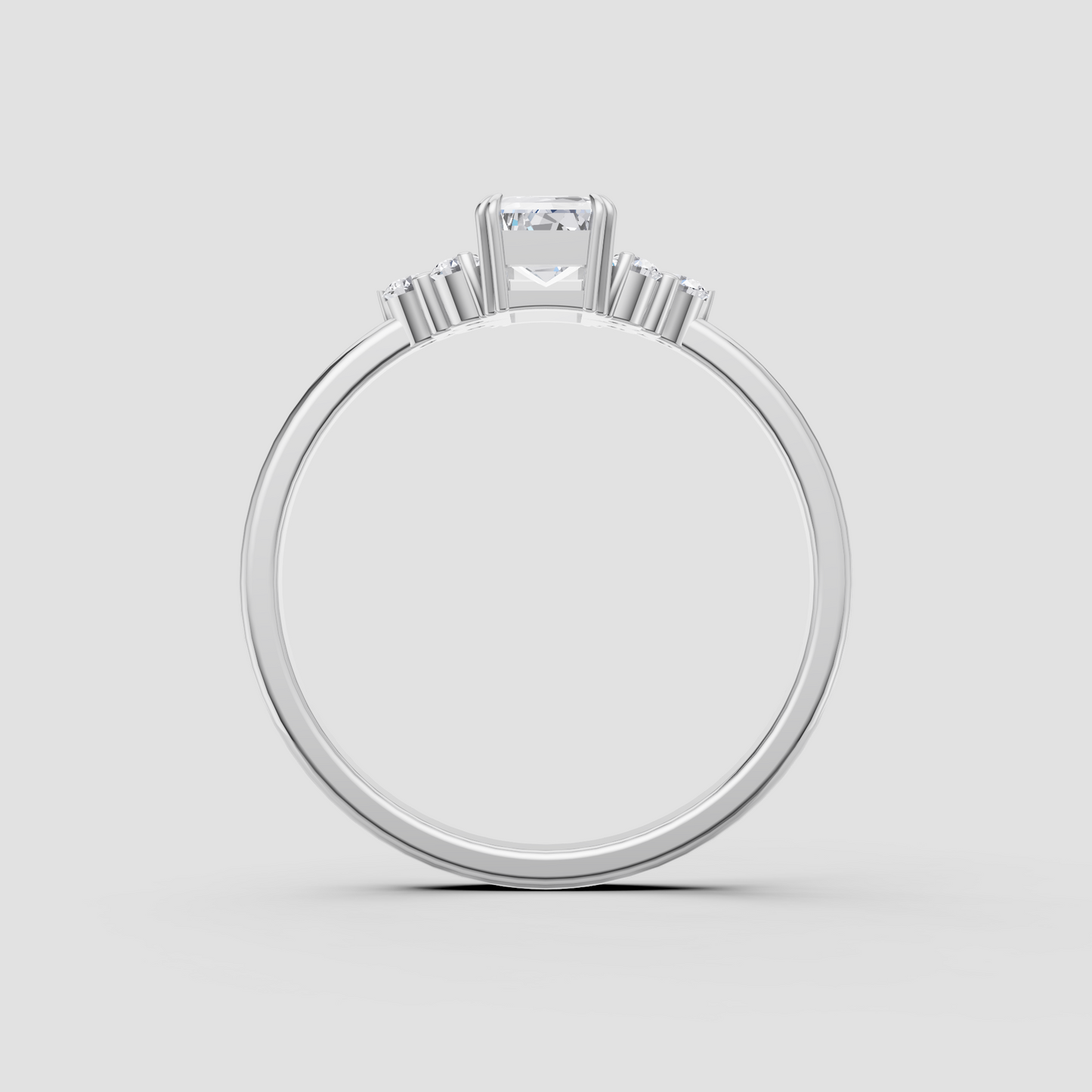 Starlit Grace Solitaire Ring