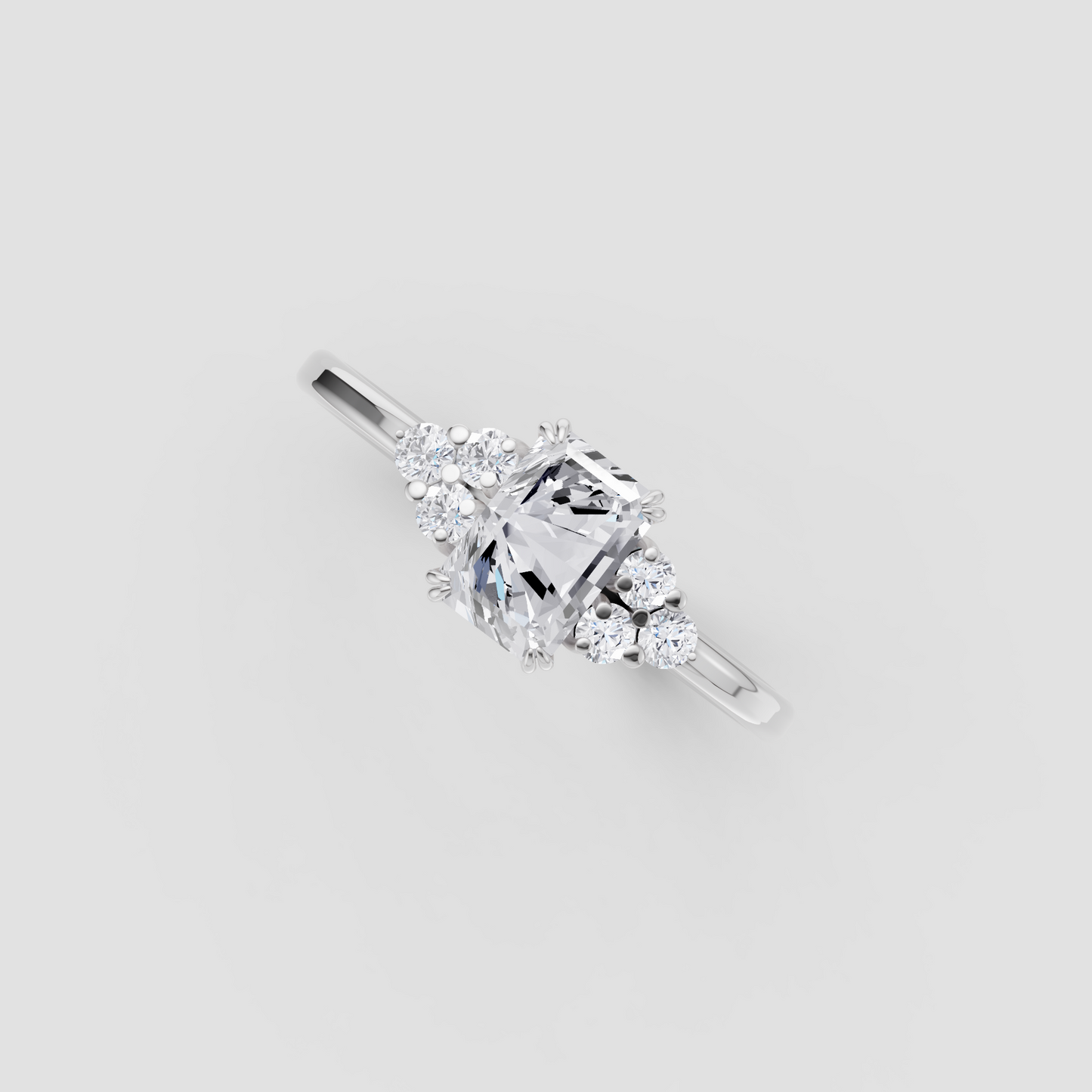 Starlit Grace Solitaire Ring