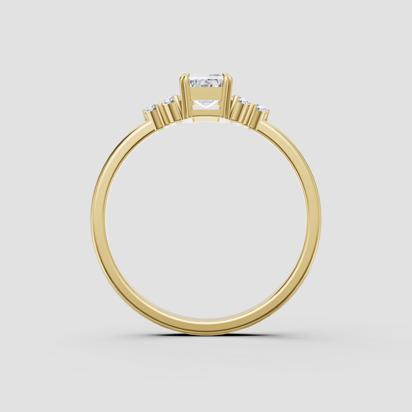 Starlit Grace Solitaire Ring