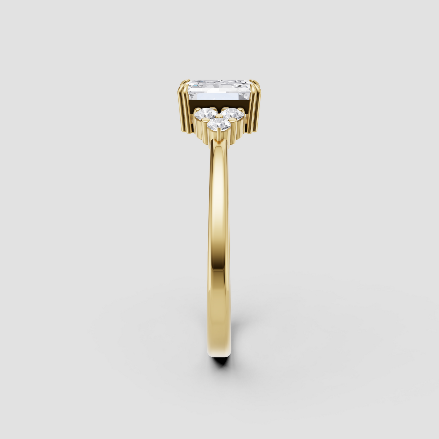 Starlit Grace Solitaire Ring