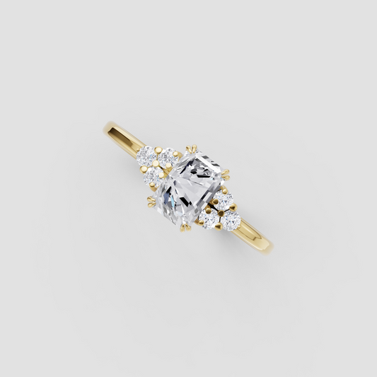 Starlit Grace Solitaire Ring