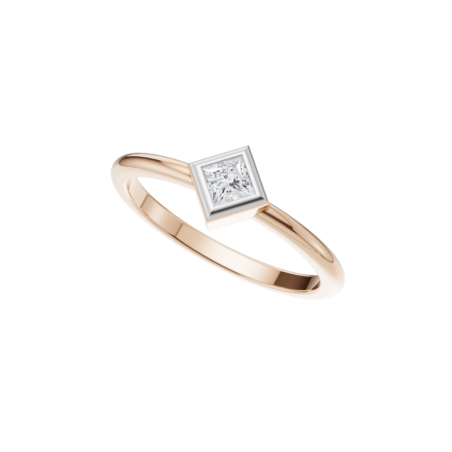 Tranquil Light Solitaire Ring