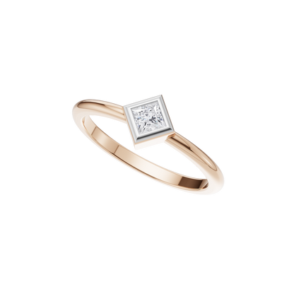 Tranquil Light Solitaire Ring