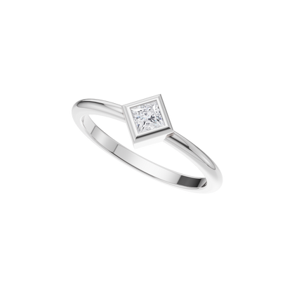 Tranquil Light Solitaire Ring