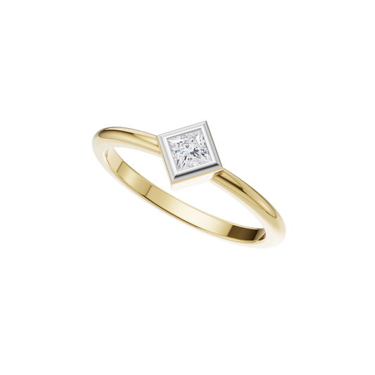Tranquil Light Solitaire Ring