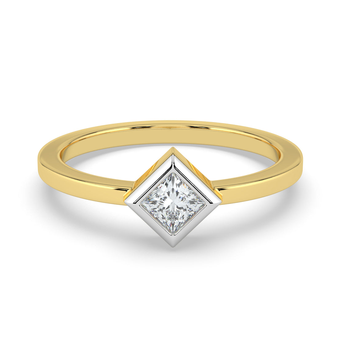 Tranquil Light Solitaire Ring