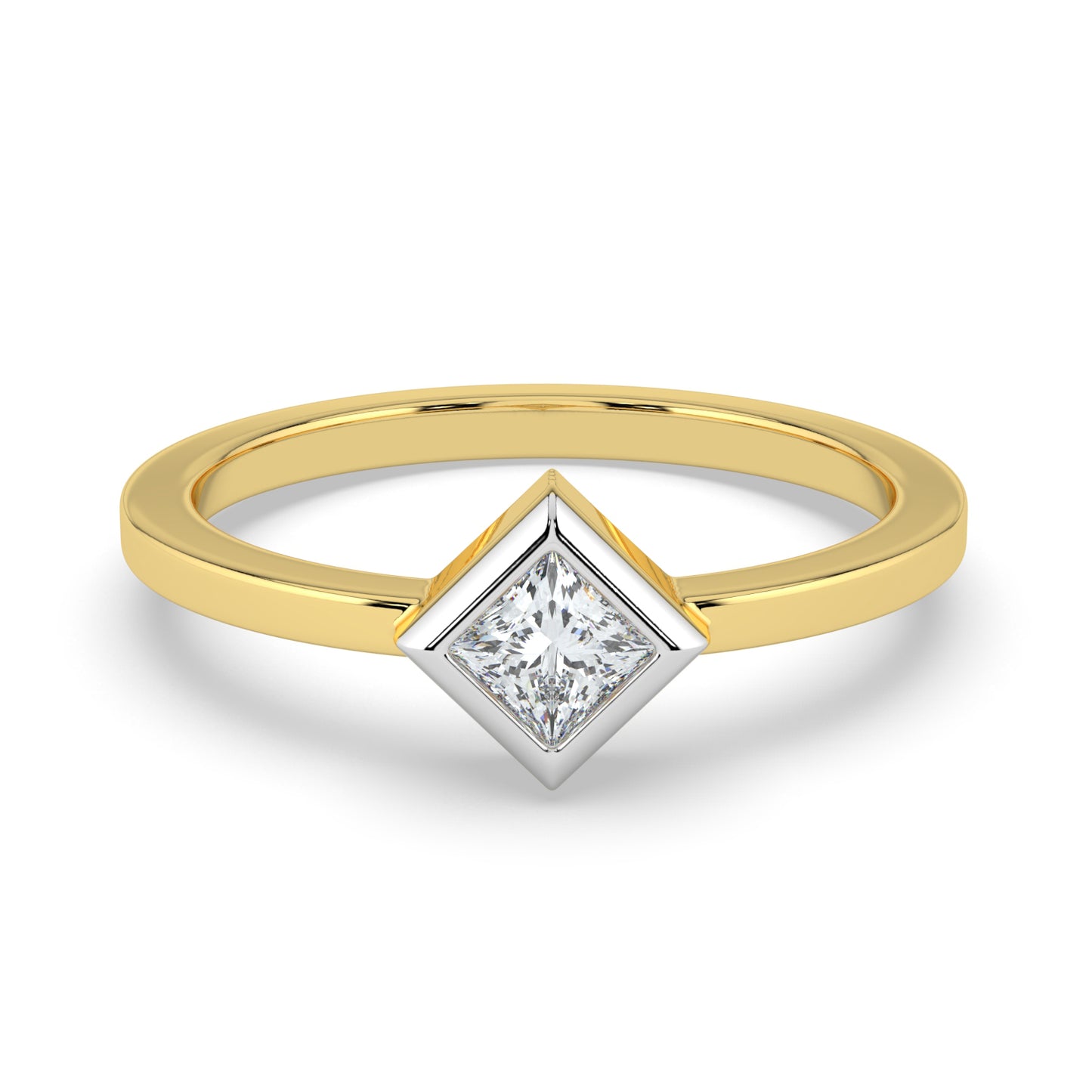 Tranquil Light Solitaire Ring