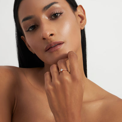 Tranquil Light Solitaire Ring