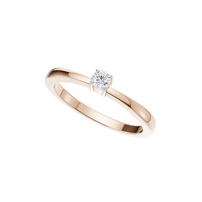 Ethereal Spark Solitaire Ring