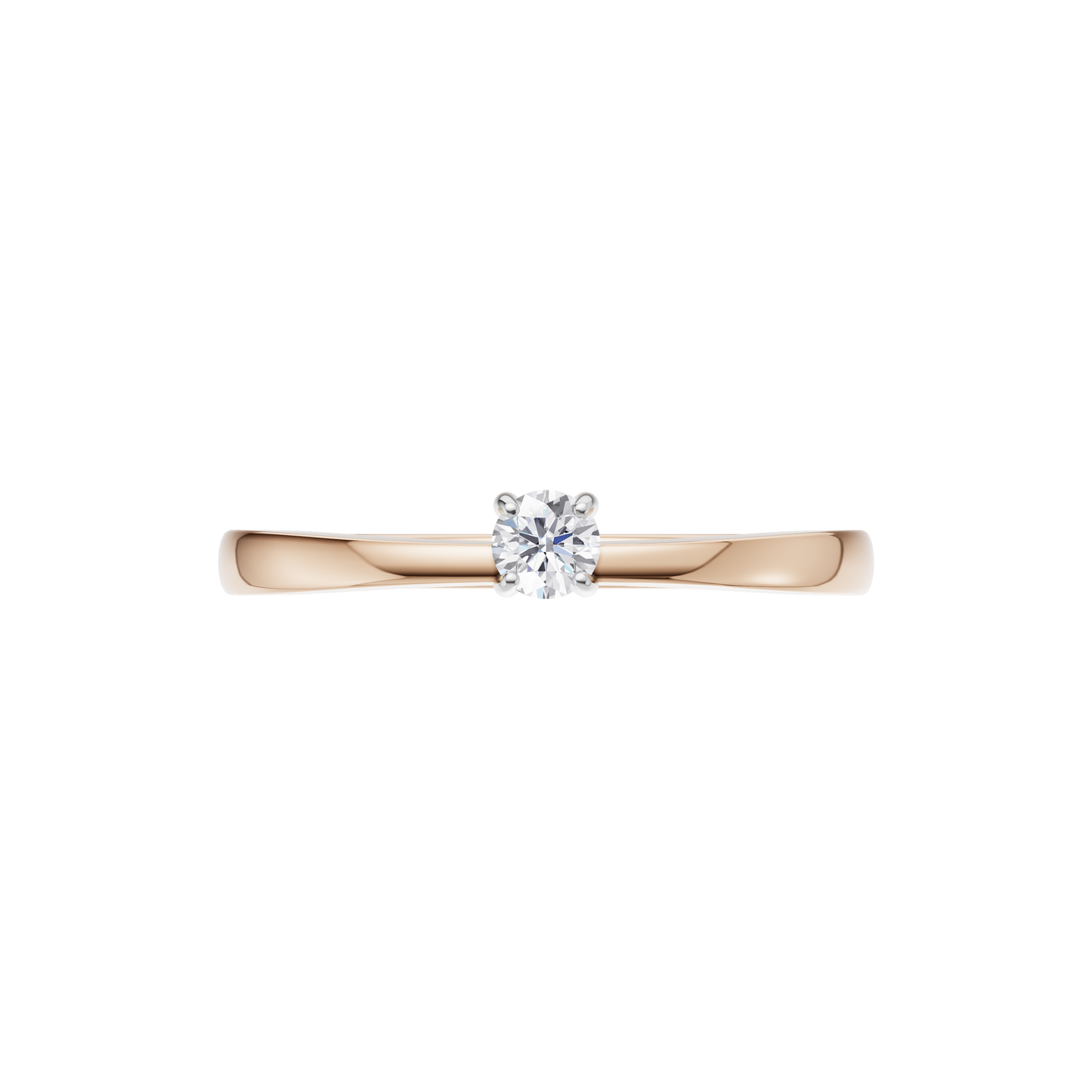 Ethereal Spark Solitaire Ring