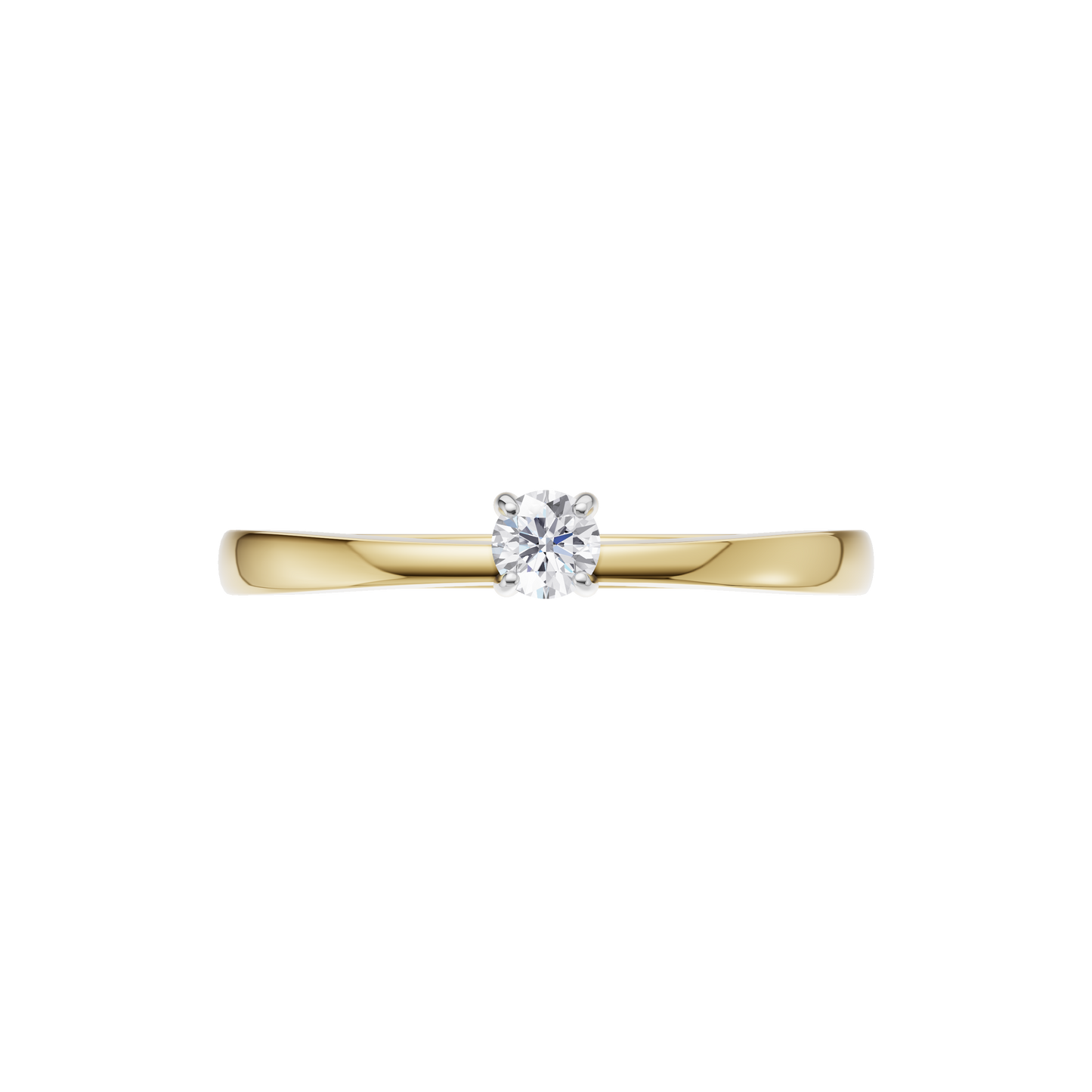 Ethereal Spark Solitaire Ring