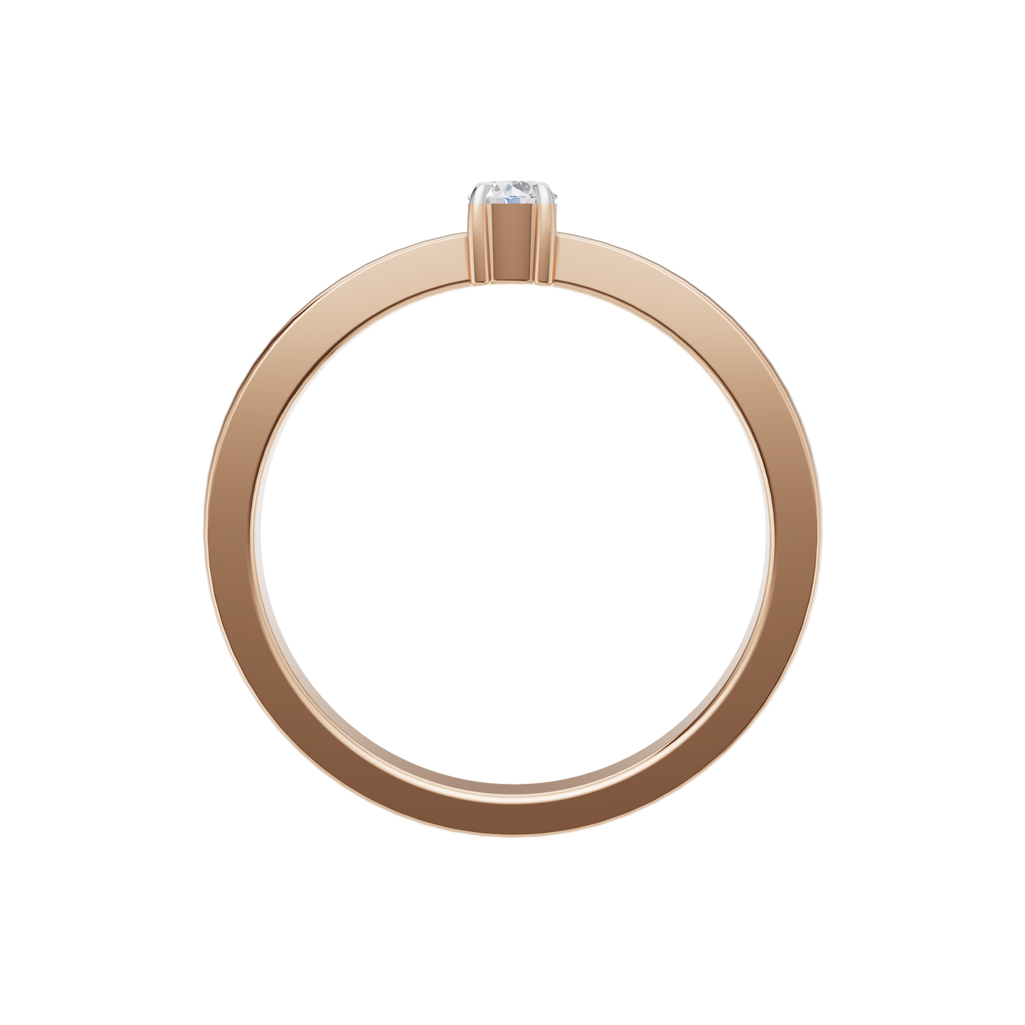 Ethereal Spark Solitaire Ring