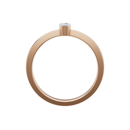 Ethereal Spark Solitaire Ring