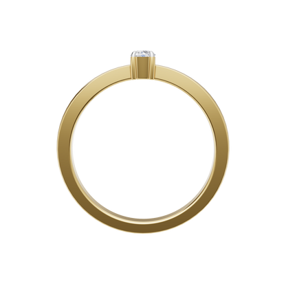 Ethereal Spark Solitaire Ring