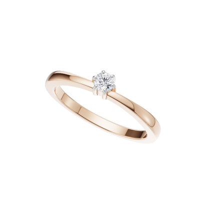 Velvet Radiance Solitaire Ring