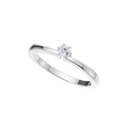 Velvet Radiance Solitaire Ring
