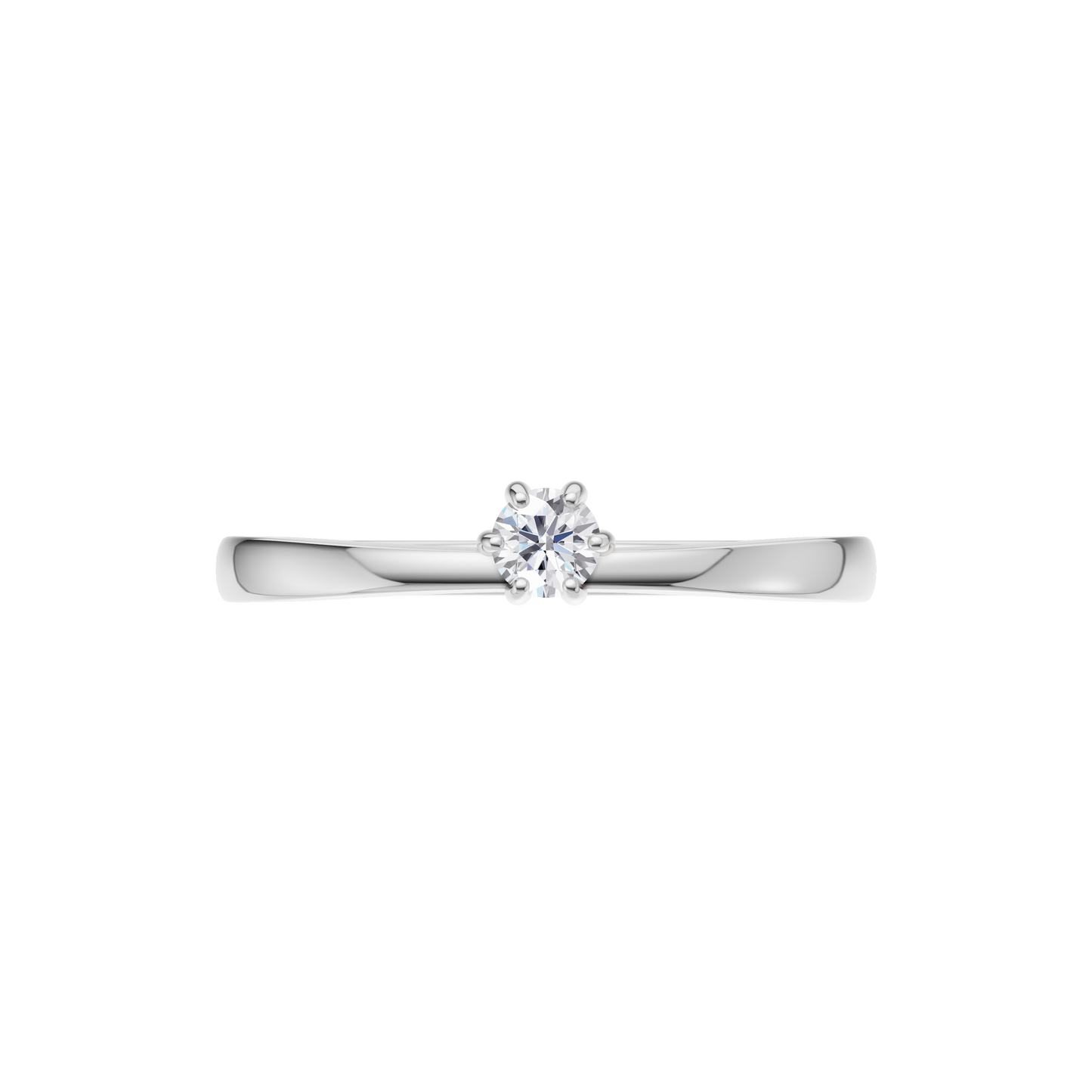 Velvet Radiance Solitaire Ring
