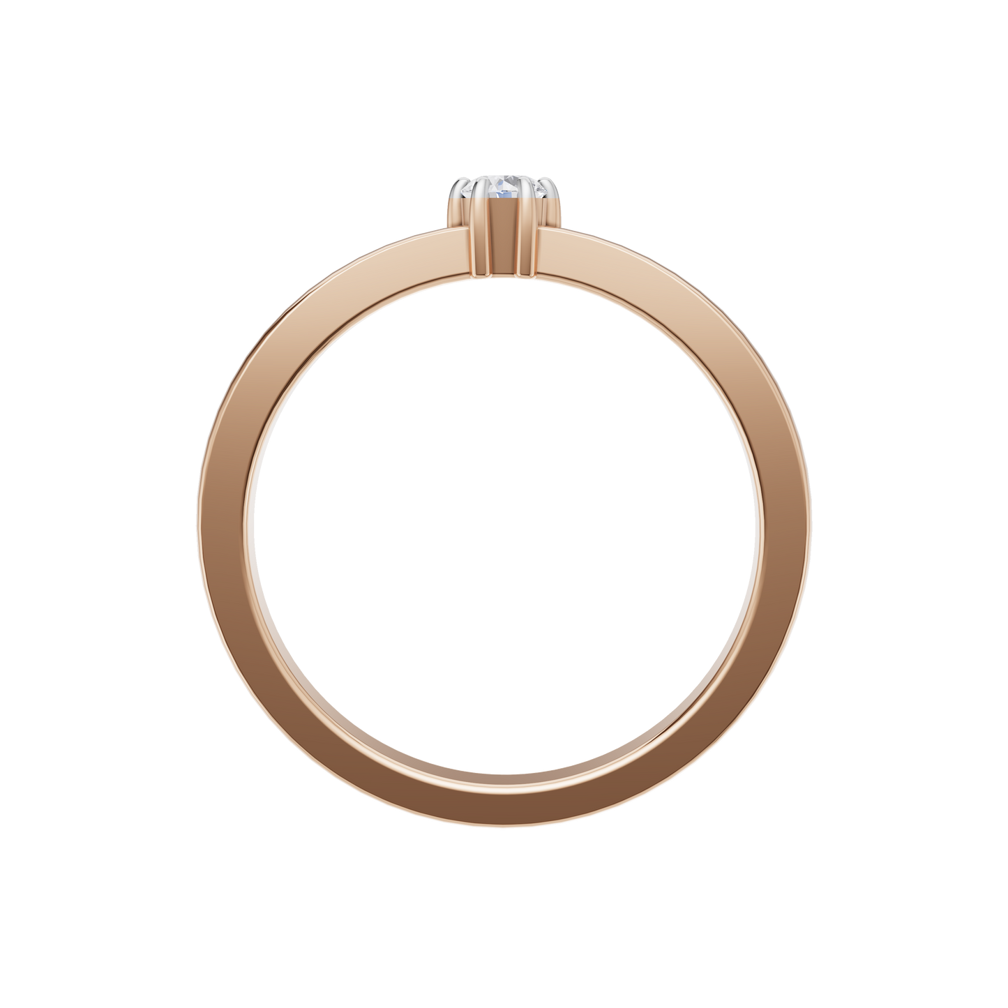 Velvet Radiance Solitaire Ring