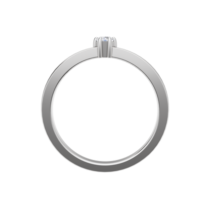 Velvet Radiance Solitaire Ring