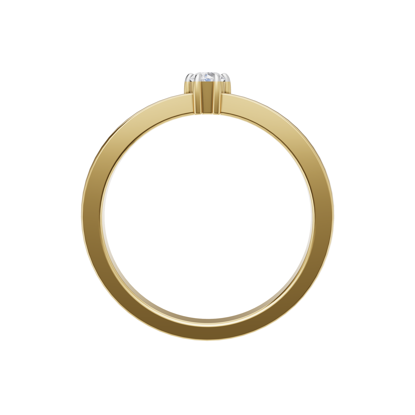 Velvet Radiance Solitaire Ring