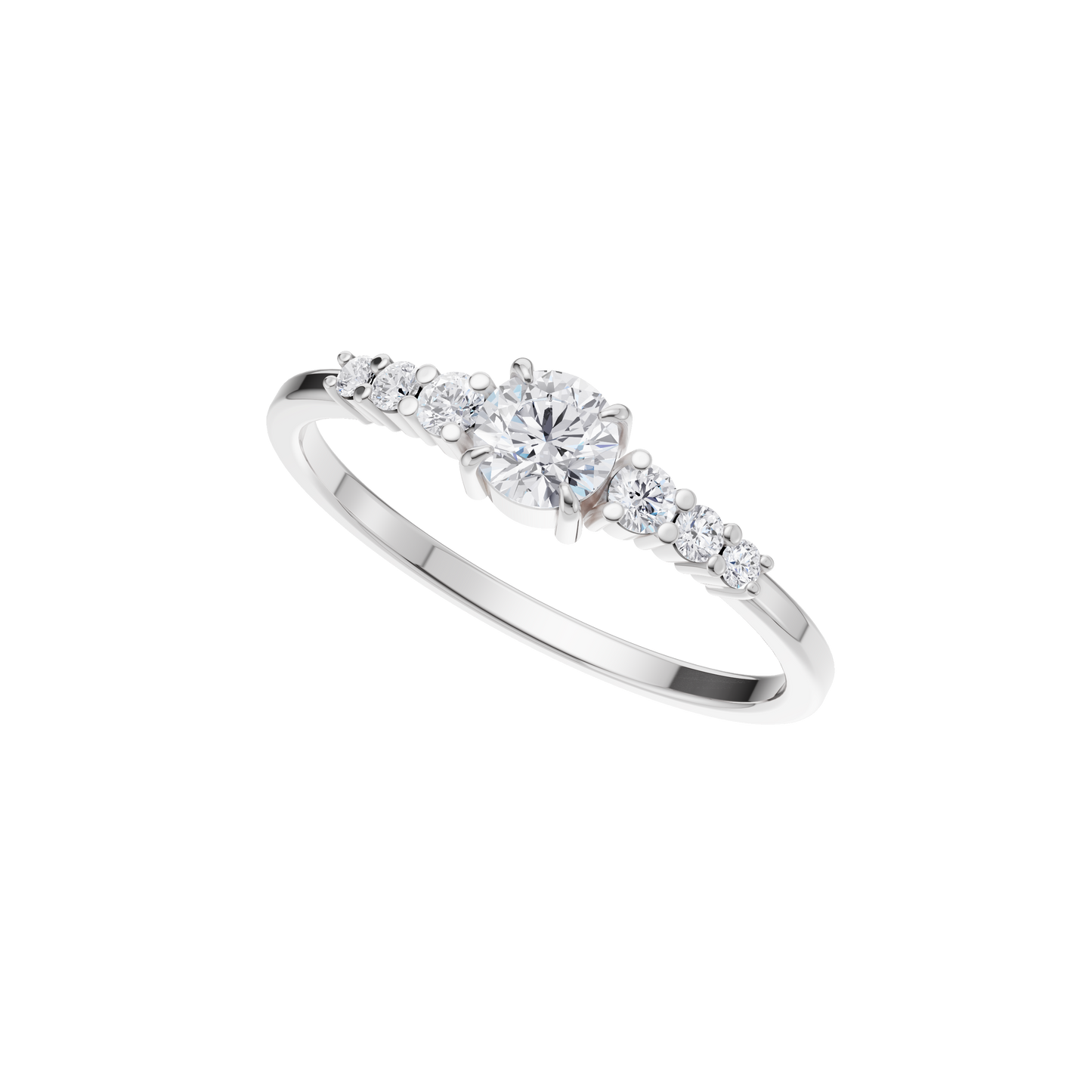 Infinite Glimmer Solitaire Ring