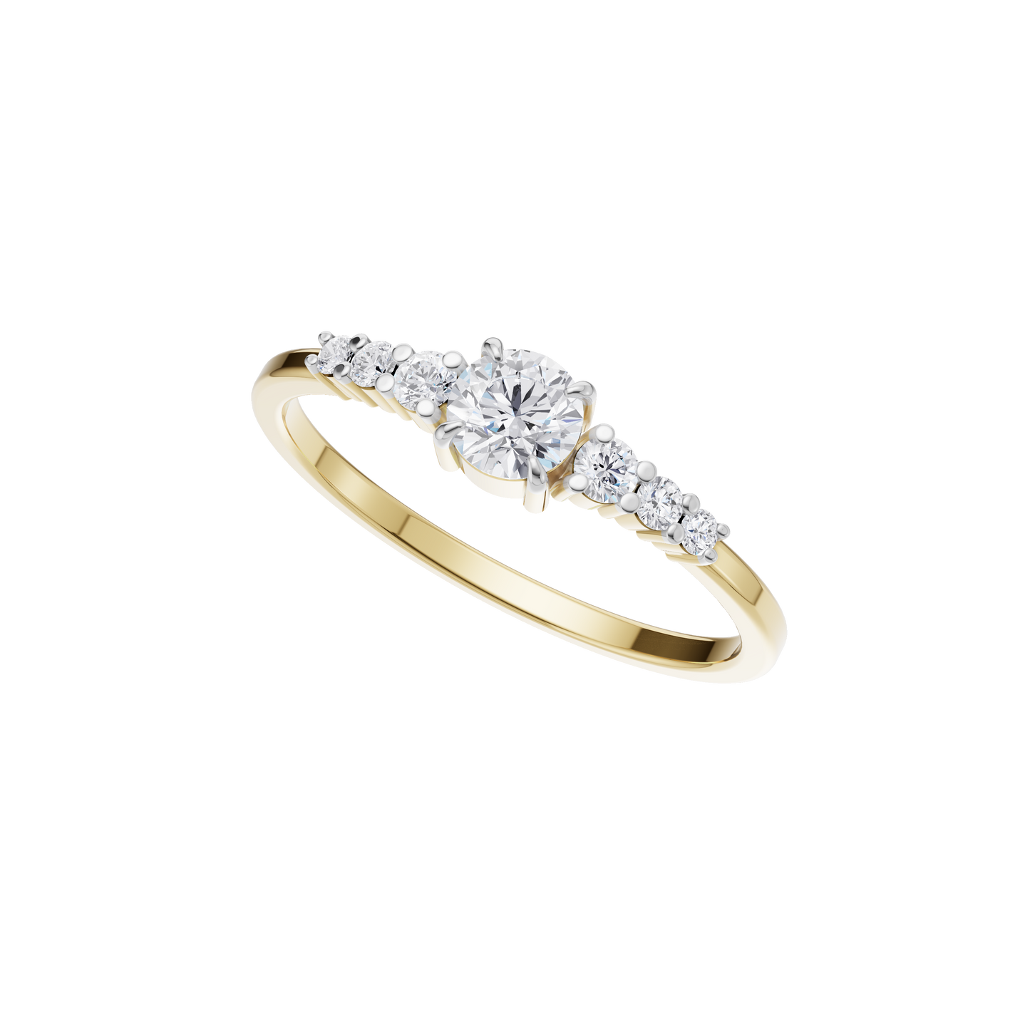 Infinite Glimmer Solitaire Ring