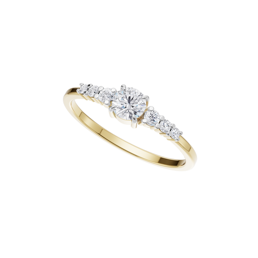 Infinite Glimmer Solitaire Ring