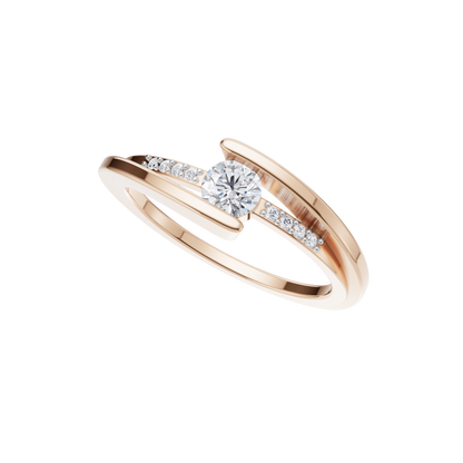 Majestic Gleam Solitaire Ring