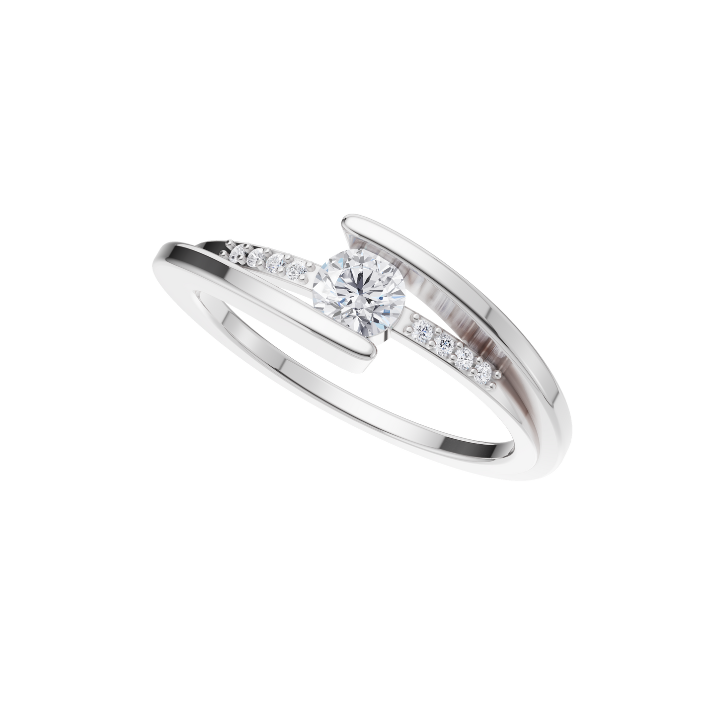 Majestic Gleam Solitaire Ring