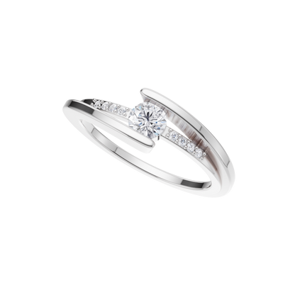 Majestic Gleam Solitaire Ring