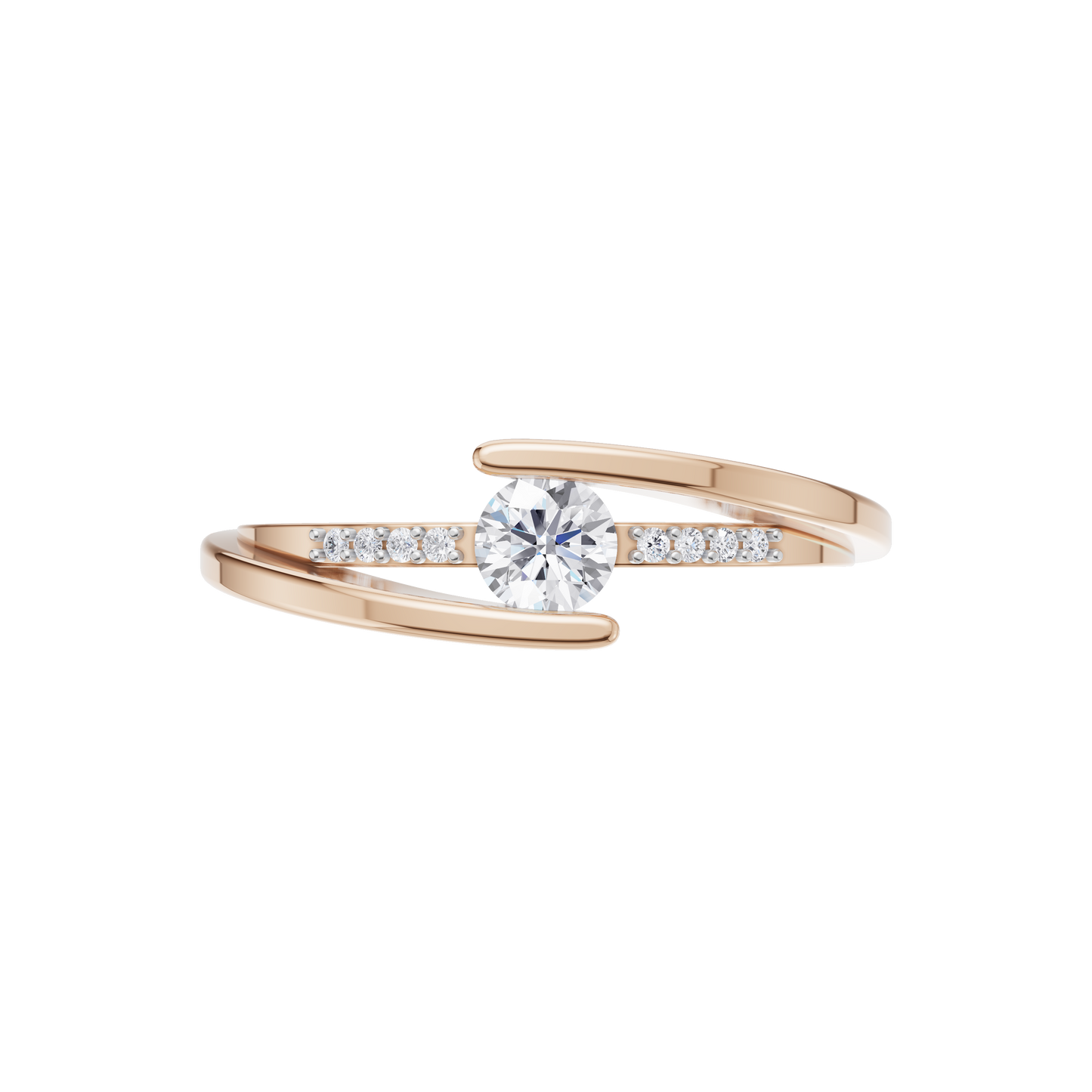 Majestic Gleam Solitaire Ring