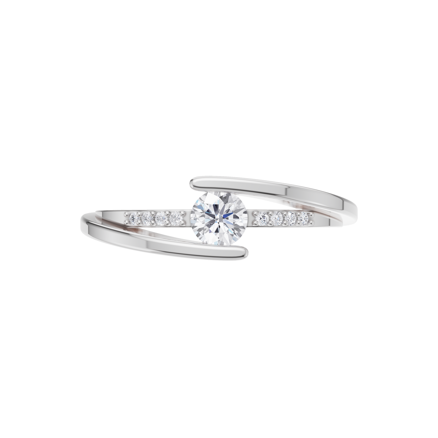 Majestic Gleam Solitaire Ring