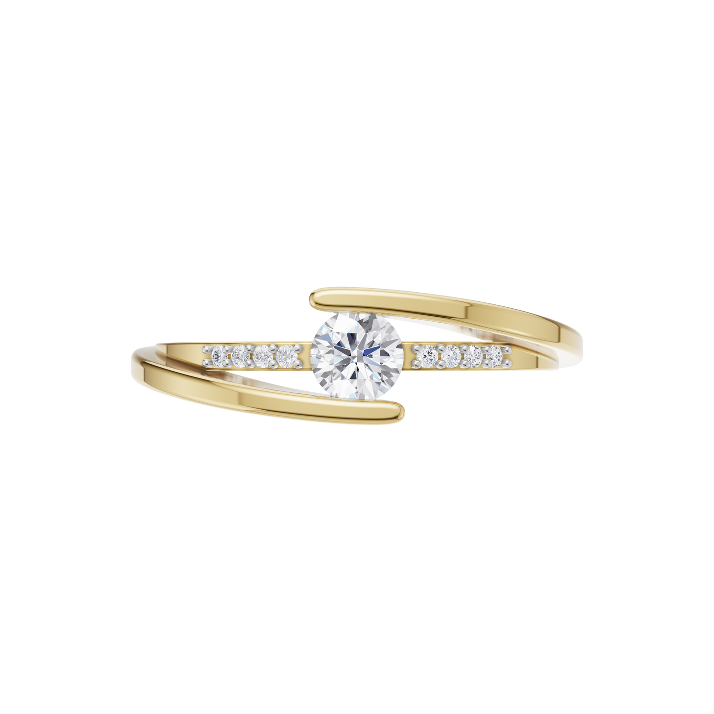 Majestic Gleam Solitaire Ring