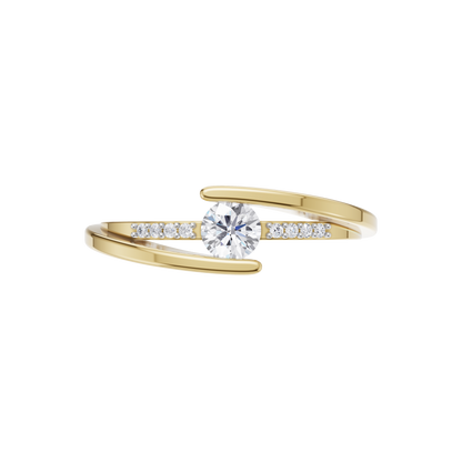 Majestic Gleam Solitaire Ring