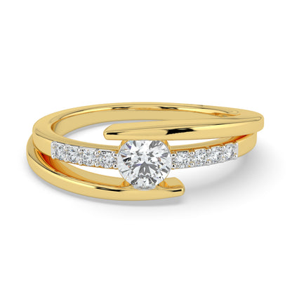 Majestic Gleam Solitaire Ring