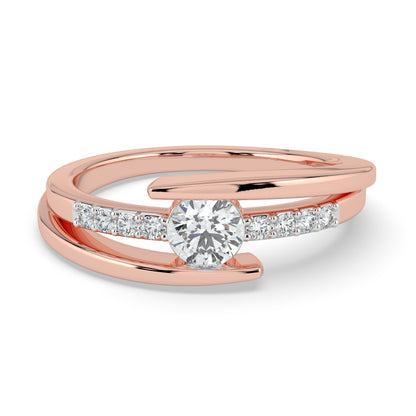 Majestic Gleam Solitaire Ring