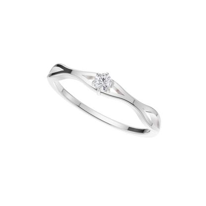 Regal Ray Solitaire Ring