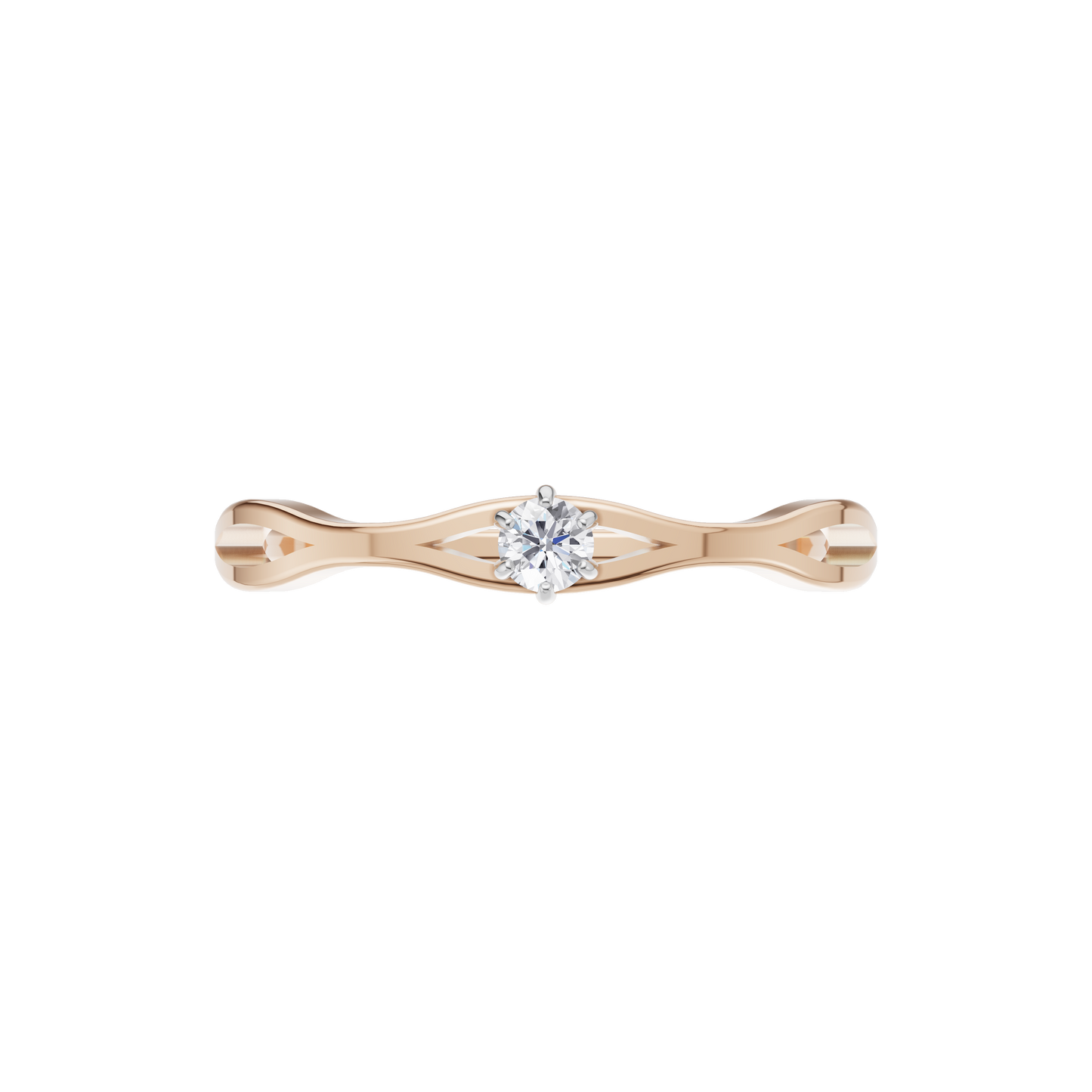 Regal Ray Solitaire Ring