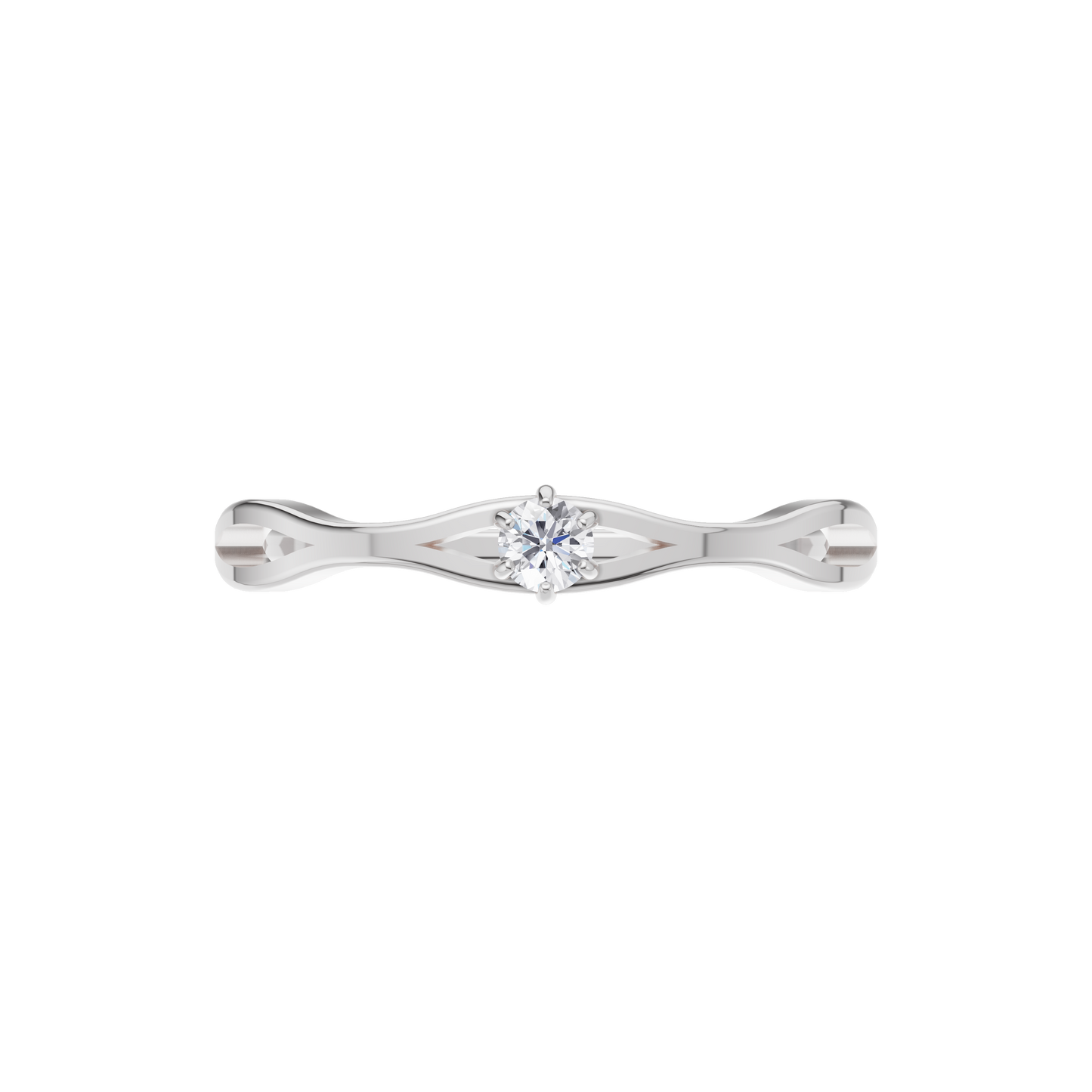 Regal Ray Solitaire Ring