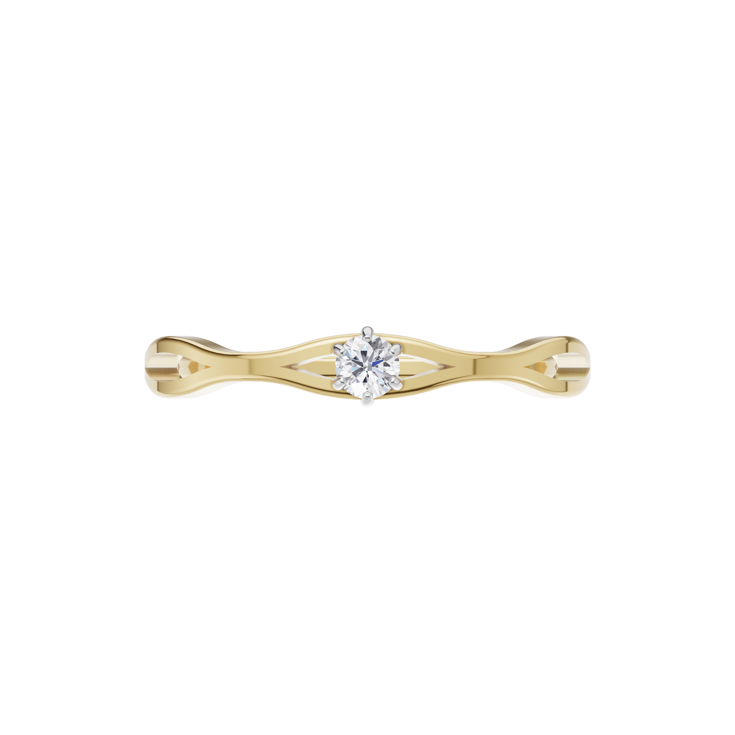 Regal Ray Solitaire Ring