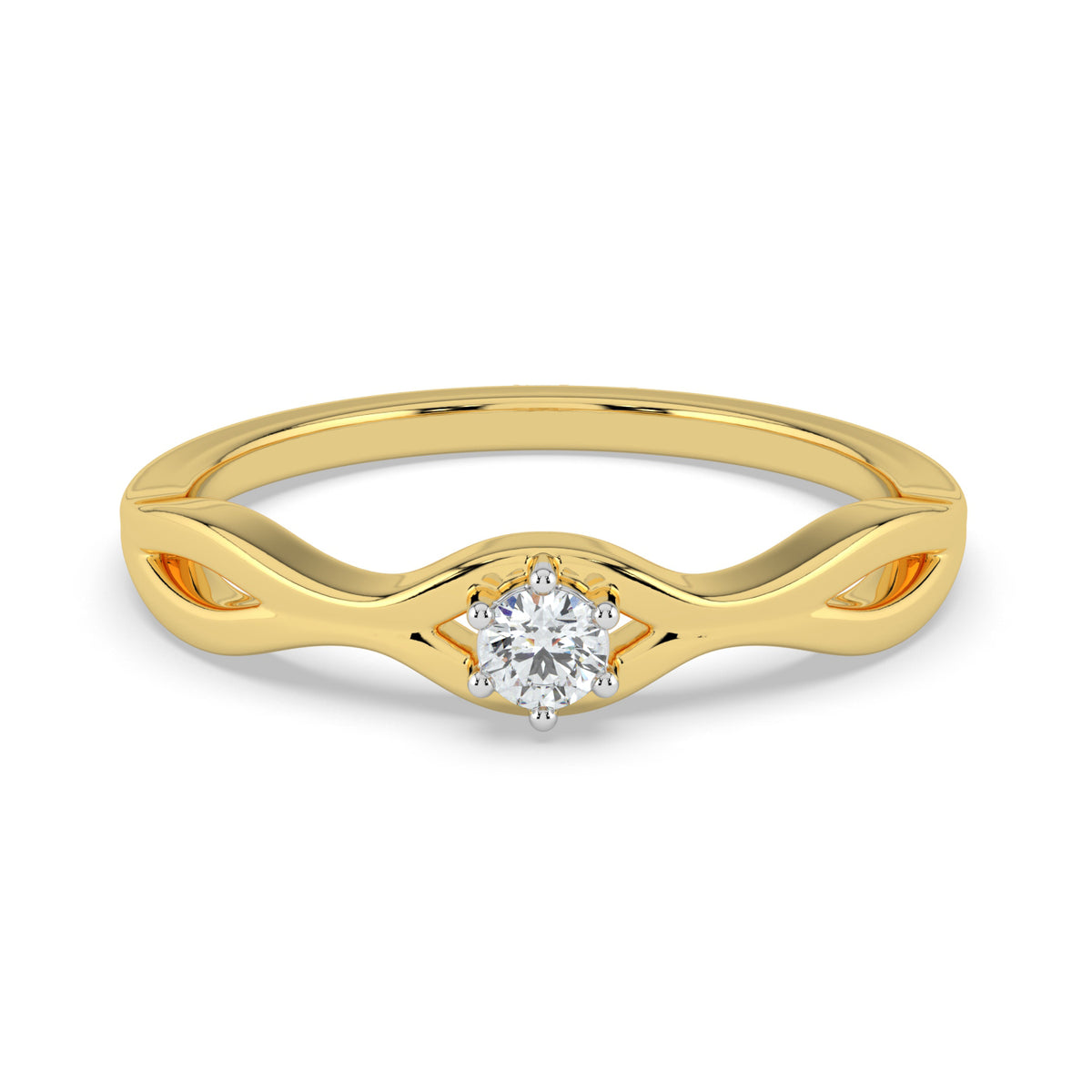 Regal Ray Solitaire Ring
