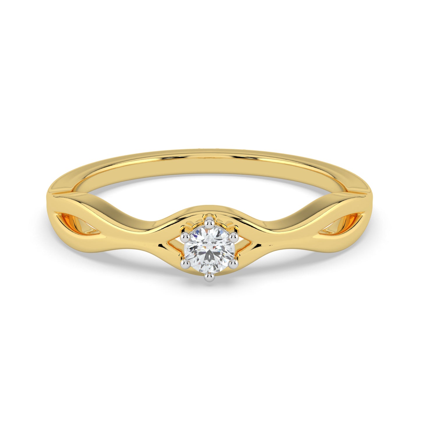Regal Ray Solitaire Ring