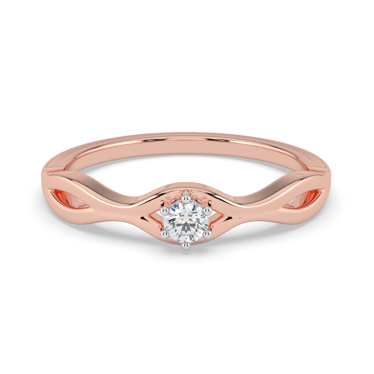 Regal Ray Solitaire Ring