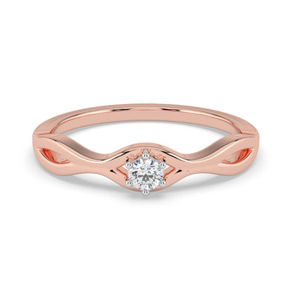 Regal Ray Solitaire Ring