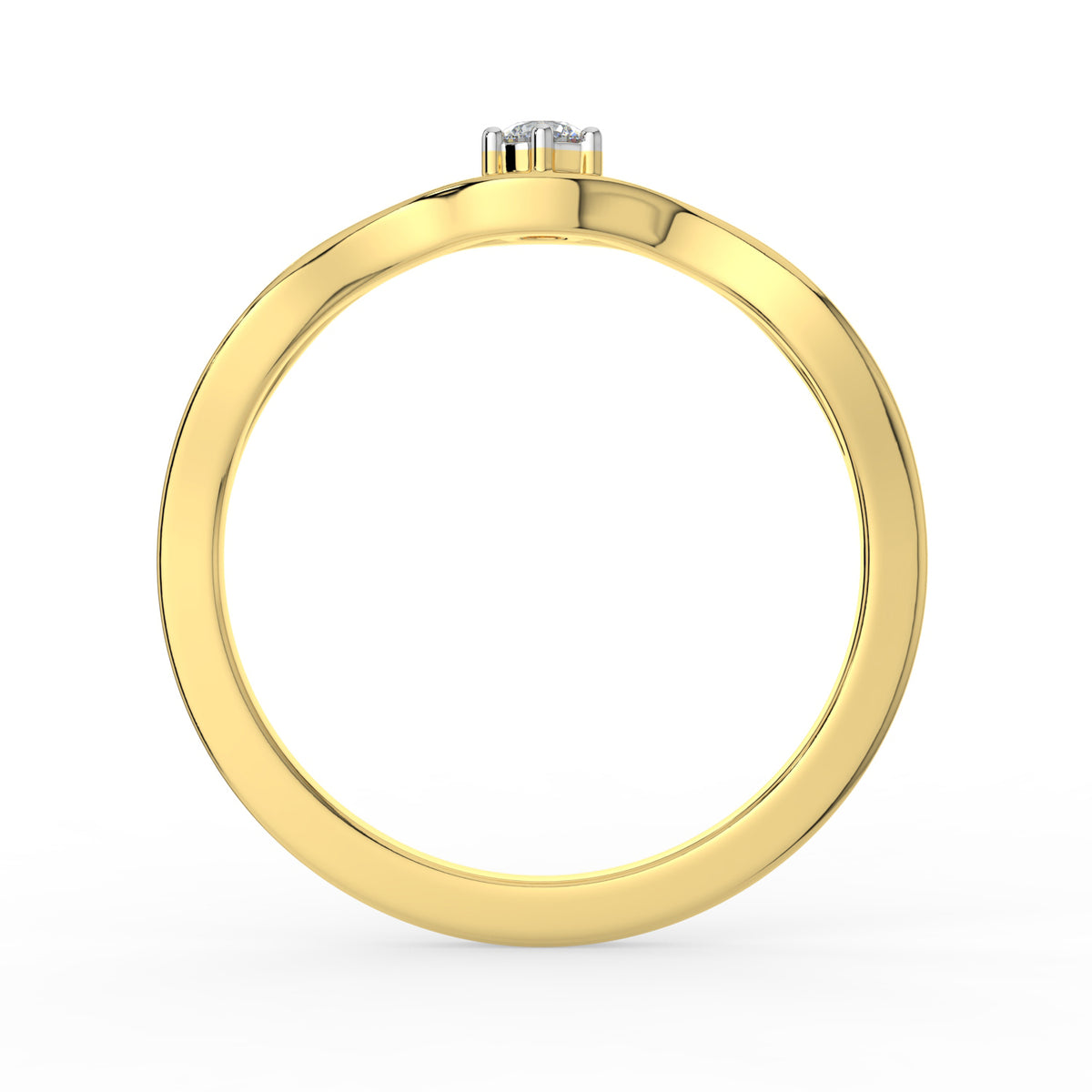 Regal Ray Solitaire Ring