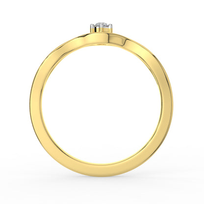 Regal Ray Solitaire Ring