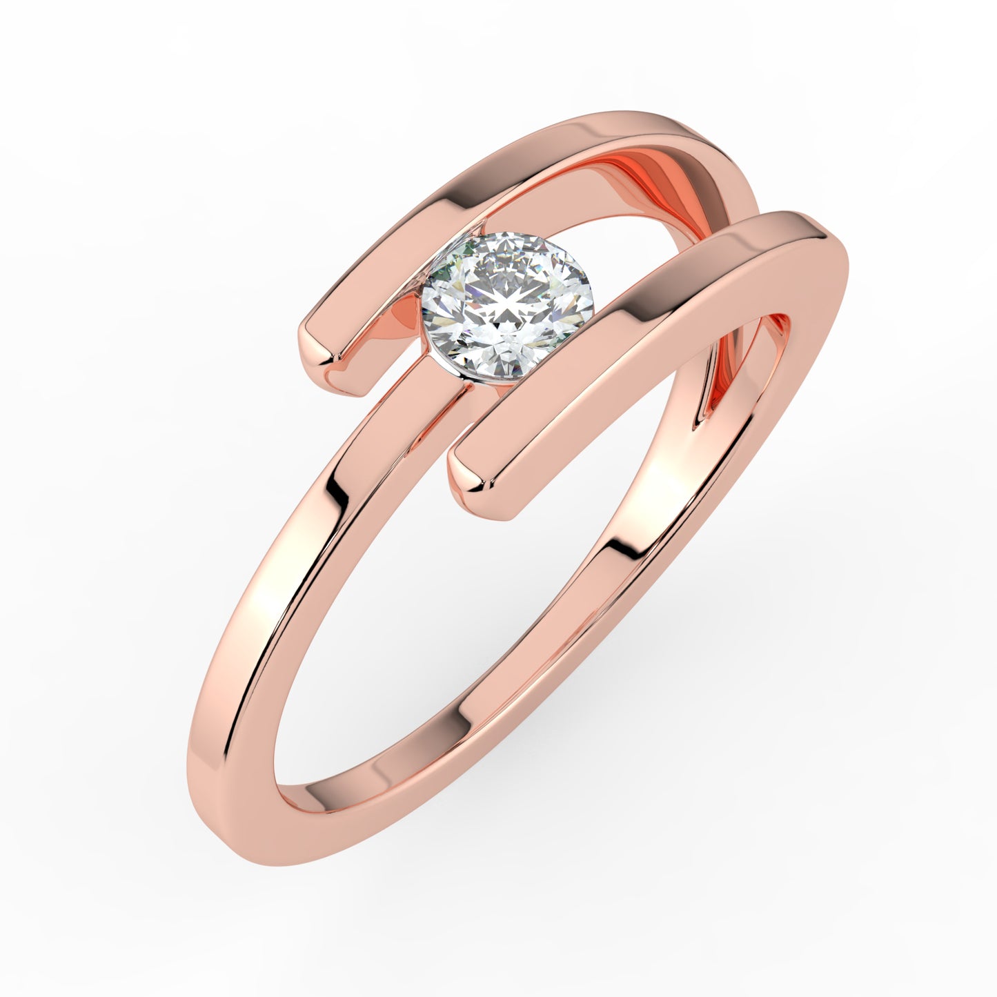 Eternal Ember Solitaire Ring